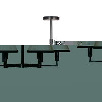 Unbranded ELHS6-OB - 6 Light Old Bronze Ceiling Light