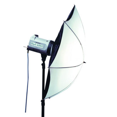 The Varistar umbrella and reflector is a multi-purpose light source...wide angle, even and soft. The