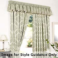 Elli Curtains Lined Pencil Pleat Oyster 198 x 137cm