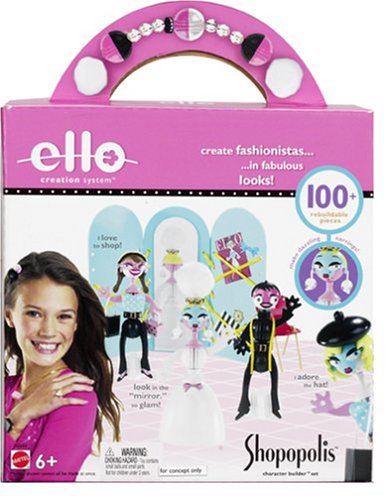 Ello Shoptropolis Character Building Set- Mattel