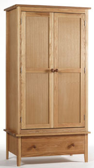 Unbranded ELM 2 DOOR 1 DRAWER WARDROBE KENDAL