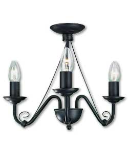 Eloise Black 3 Light