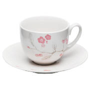Unbranded Elspeth Gibson Blossom Cup and Saucer 4pk-BUNDLE