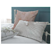 Unbranded Elspeth Gibson Pleated Cushion, Ivory