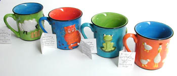 Embossed 3-D Mugs