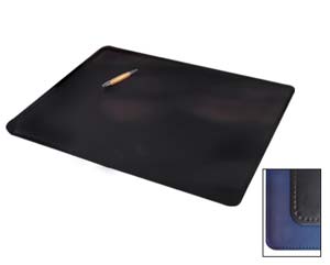 Embossed edge desktop mat