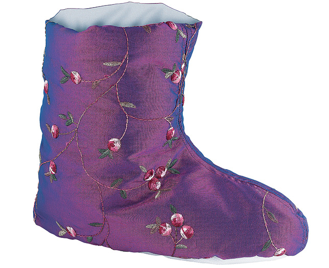 Unbranded Embroidered Booties Fuchsia Large