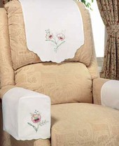 Unbranded EMBROIDERED CHAIR COVER SET