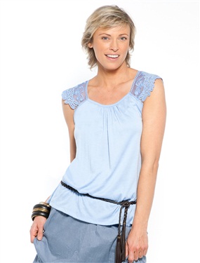 Unbranded Embroidered Round Neck T-Shirt