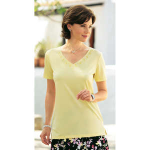 Unbranded Embroidered T-shirt by Charmance