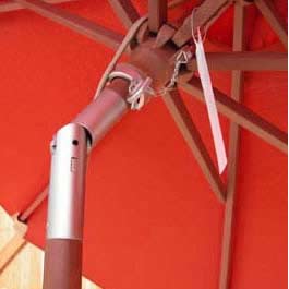 Emerald 2.1m dia Parasol/Tilt