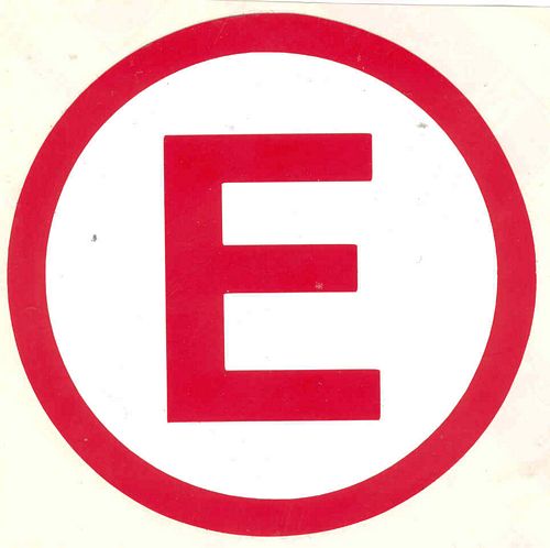 Emergency Cut-Off Sticker (12cm x 12cm)