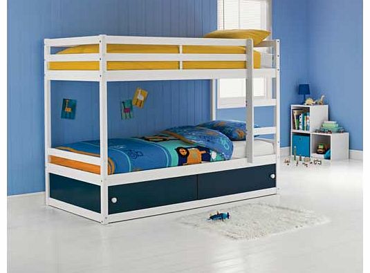 Super space-saving. this Emilie bunk bed. is a practical and stylish addition to any bedroom. perfect for sleep over lovers. The handy extra storage compartment with easy open sliding doors. is great for storing toys or clothes. and with its traditio
