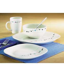 Emily 16 Piece Stoneware Dinner Set