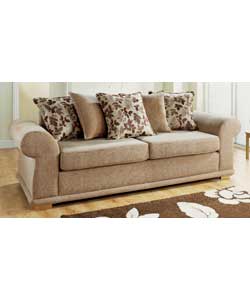 Unbranded Emma Large Sofa - Chocolate