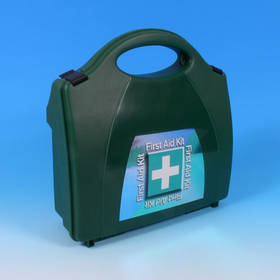 Unbranded Empty Metallic Green large First Aid Box