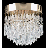 Unbranded EN0182 GO - Gold Plated Semi Flush Light