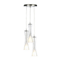 Unbranded EN871 3P - 3 Light Satin Chrome Pendant Light