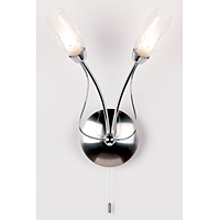 Unbranded EN9009 2SC - Satin Chrome Wall Light