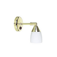 Unbranded EN902 BP - Brass Plated Bathroom Swing Arm Light