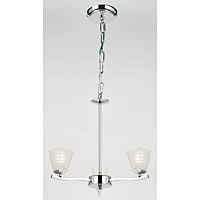 Unbranded EN91013 - 3 Light Polished Chrome Hanging Light