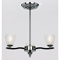 Unbranded EN91033FL - Black Chrome Ceiling Light