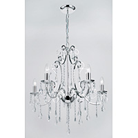 Unbranded EN91085 - Crystal and Chrome Chandelier