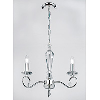 Unbranded EN91103 - 3 Light Polished Chrome Hanging Light
