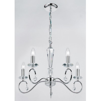 Unbranded EN91105 - 5 Light Polished Chrome Hanging Light