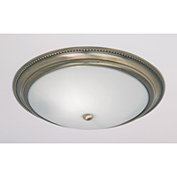 Unbranded EN91121 - Large Antique Brass Ceiling Flush Light