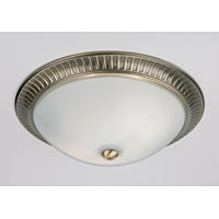 Unbranded EN91123 - Small Antique Brass Ceiling Flush Light