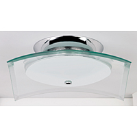 Unbranded EN91126 - Polished Chrome Semi Flush Light