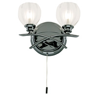 Unbranded EN91152 - Black Chrome Wall Light