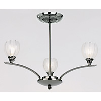 Unbranded EN91153FL - Black Chrome Ceiling Light