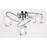 Unbranded EN91183 - 3 Light Polished Chrome Ceiling Light