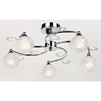 Unbranded EN91215 - 5 Light Polished Chrome Ceiling Light