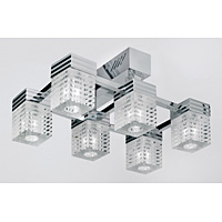 Unbranded EN91236 - Polished Chrome Semi Flush Light