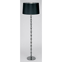 Unbranded EN91277 - Black Chrome Floor Lamp