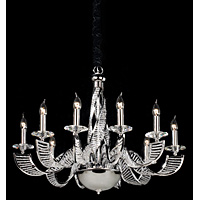 Unbranded EN91320 - 10 Light Polished Chrome Hanging Light