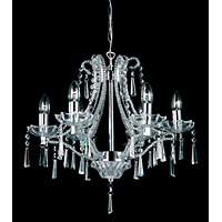 Unbranded EN91356 - 6 Light Polished Chrome Chandelier