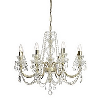 Unbranded EN920 8BP - 8 Light Polished Brass Chandelier