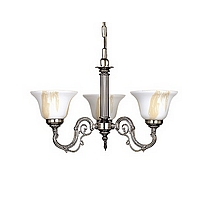 Unbranded EN98 3 - 3 Light Antique Plated Hanging Light