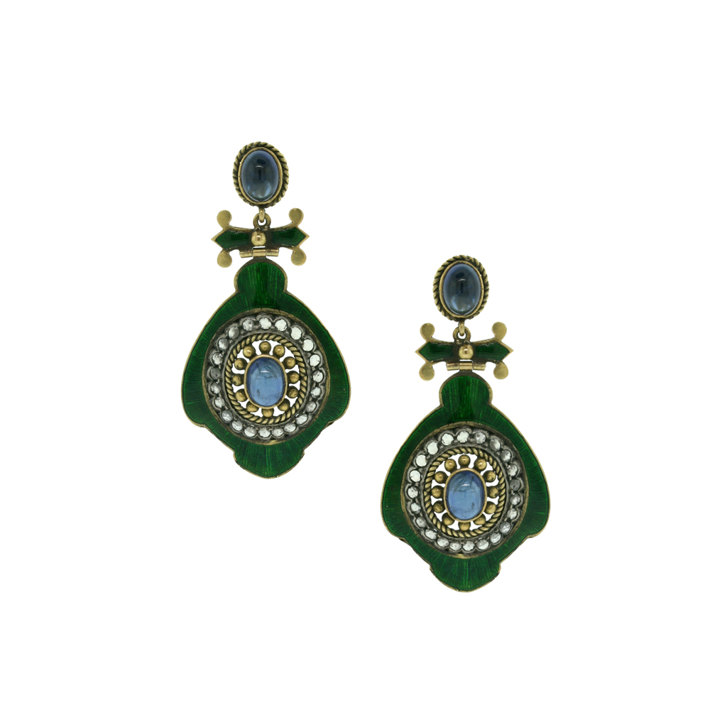 Unbranded Enamel Drop Earrings