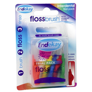 Unbranded Endekay Flossbrush Trial Pack