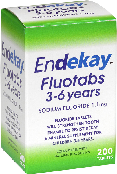 Endekay Fluotabs 3-6 Years 200x