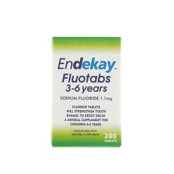Unbranded Endekay Fluotabs 3-6 years