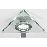 Unbranded ENEL 10018 - Chrome and Glass Under Cabinet Light