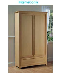 Pine with solid French Oak finish.Plywood backs and drawer bases.Smooth glide metal drawer runners.W