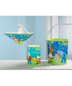 Set includes Kool-Lite, uplighter and waste bin.Kool-Lamp:Motifs attached to offer a 3D effect.In li