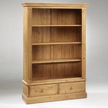 English Heritage Pine Bookcase Wide